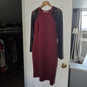 Long sleeve lace dress